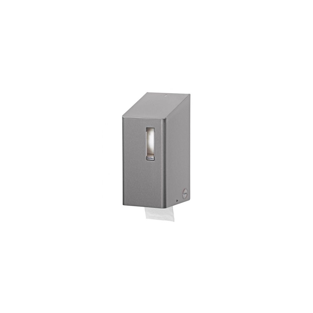 SanTRAL Toiletrolhouder 2rols RVS