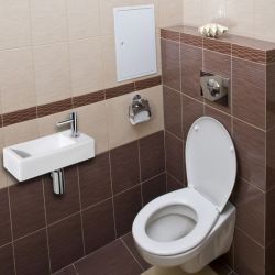 Differnz fonteinset Helios incl. kraan rechts - wit