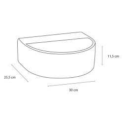 Differnz Fonteinset Demi - Wit - incl. kraan