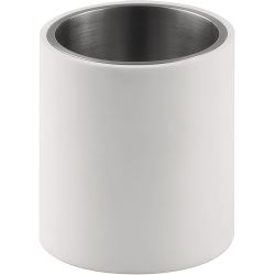 PIET BOON PB102 tandenborstelhouder staand mat RVS/wit corian