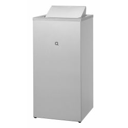 Qbic-line afvalbak gesloten 85l RVS QWBC85 SSL