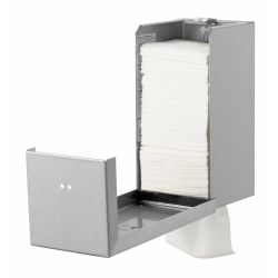 Qbic-line toilet-tissuedispenser RVS QTT2 SSL