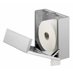 Qbic-line jumboroldispenser groot RVS QTR1L SSL