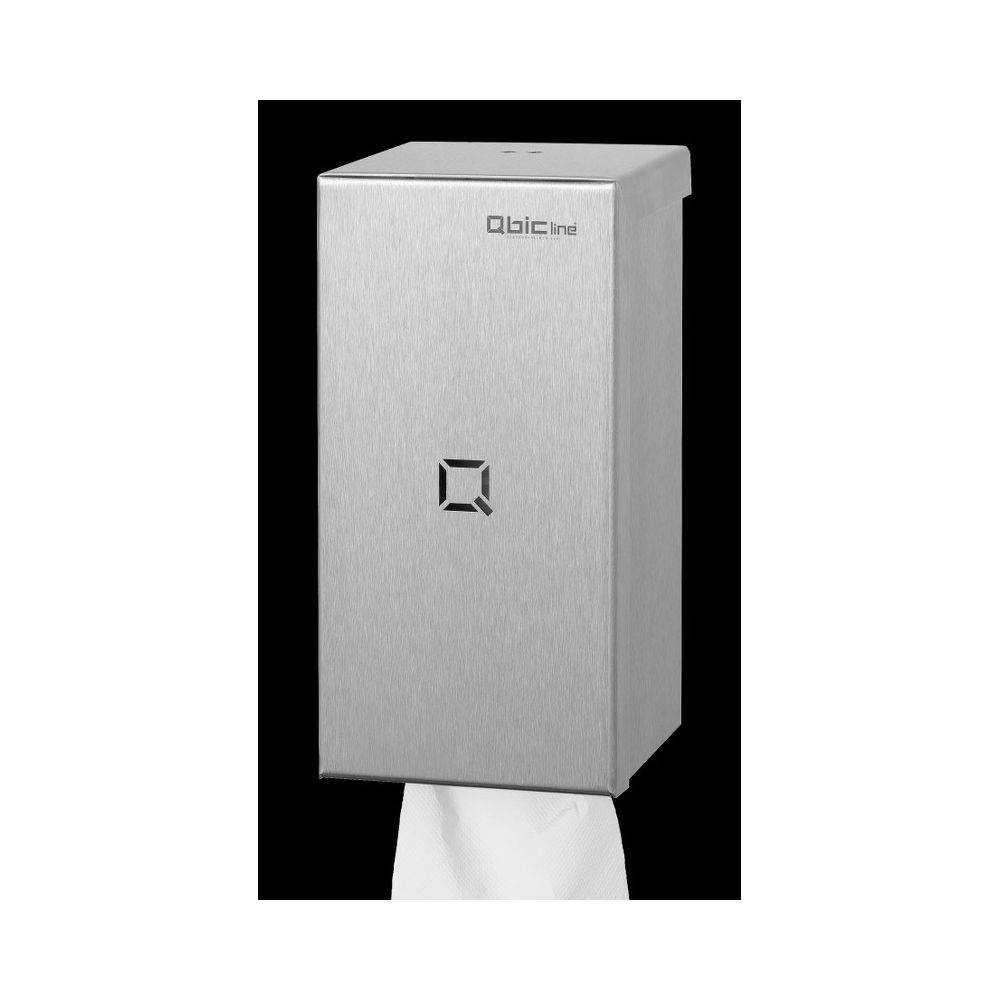 Qbic-line poetsroldispenser klein RVS QCPTS SSL