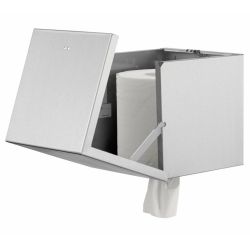 Qbic-line poetsroldispenser groot RVS QCPTL SSL