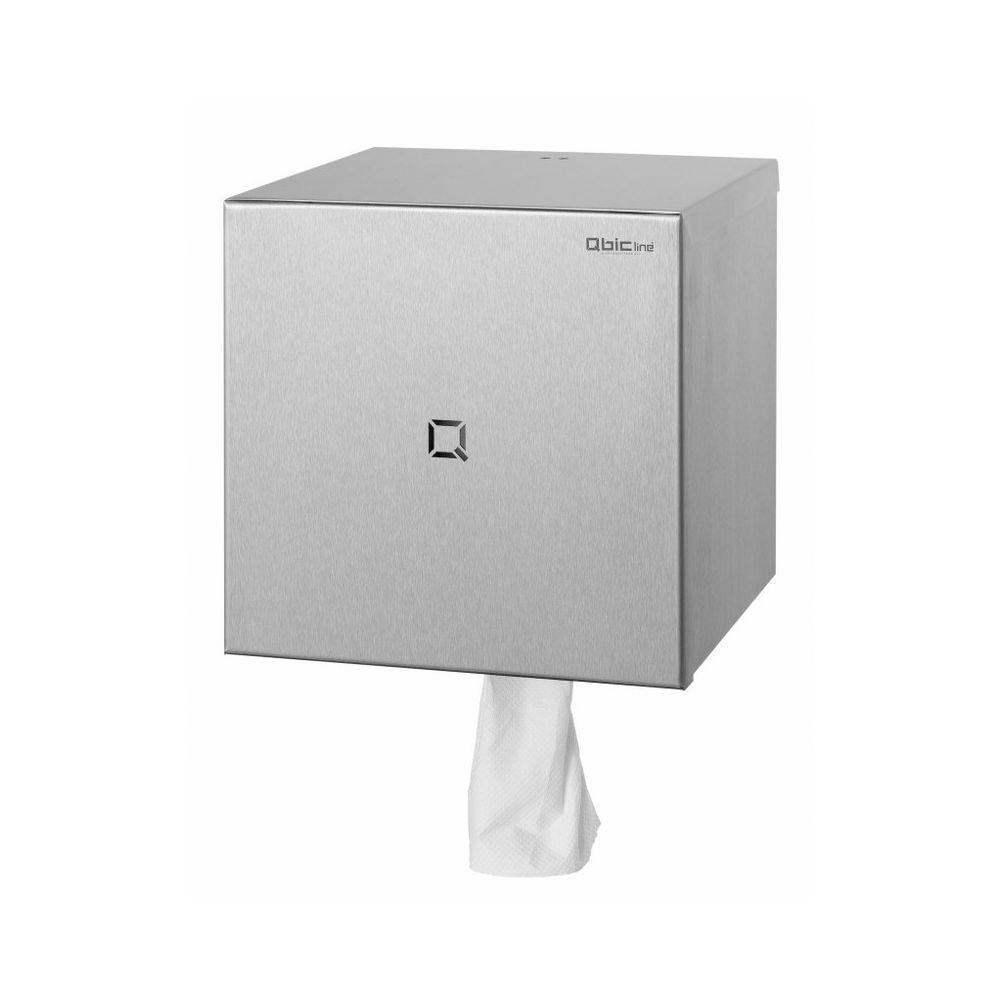 Qbic-line poetsroldispenser groot RVS QCPTL SSL