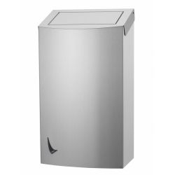 Wings afvalbak gesloten 56l RVS WIN WBP 56 SAL