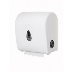 PlastiQline handdoekroldispenser kunststof wit mini PQSACDK