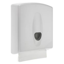PlastiQline 2020 kunststof handdoekdispenser wit - PQ20MidiH