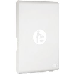 Mediclinics babyverschoontafel verticaal wit CP0016V