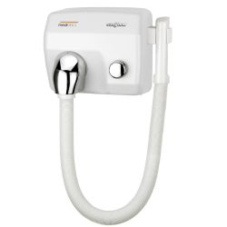 Mediclinics haardroger drukknop wit met slang SC0088HT