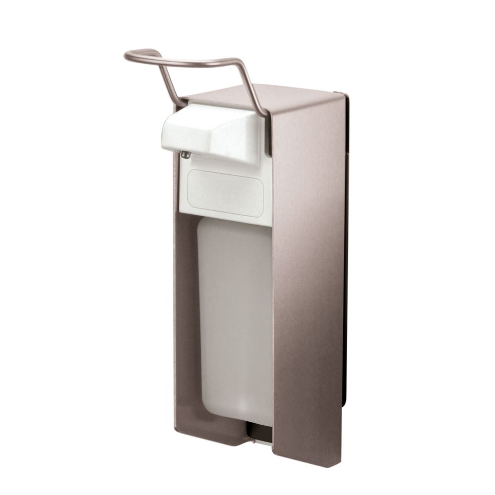 MediQo-line zeepdispenser RVS 500ml korte bedieningsbeugel MQ05E