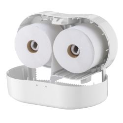 PlastiQline 2-rols toiletrolhouder (standaard) PQTMDuo