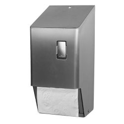 SanTRAL Toiletrolhouder 2rols RVS (standaard rollen) TRU 2-2 E ST