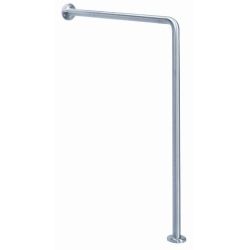 MediQo-line angled bar wall-floor RVS BS0010CS