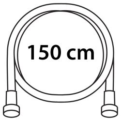 Differnz Thermoline doucheset vierkant - zwart