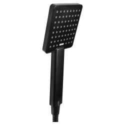 Differnz Thermoline doucheset vierkant - zwart