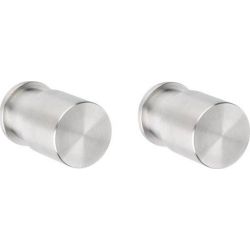 PIET BOON PB25 set van 2 haken 25mm mat RVS