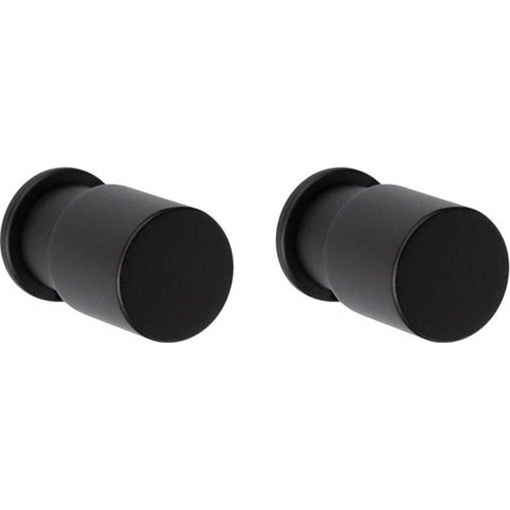 PIET BOON PB25 set van 2 haken 25mm mat zwart