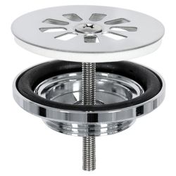 Differnz Ravo fonteinset beton lichtgrijs - kraan kruis - met handdoekrek chroom