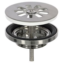 Differnz Solid fonteinset solid surface - kraan recht mat chroom