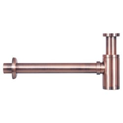 Differnz Solid fonteinset solid surface - kraan recht rood koper