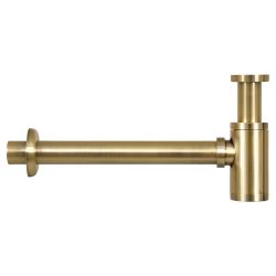 Differnz Solid fonteinset solid surface - kraan gebogen mat goud