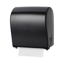 PlastiQline 2020 handdoekroldispenser kunststof zwart mini PQSAutKZ