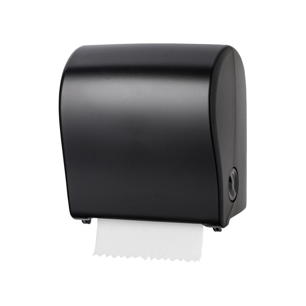 PlastiQline 2020 handdoekroldispenser kunststof zwart mini PQSAutKZ