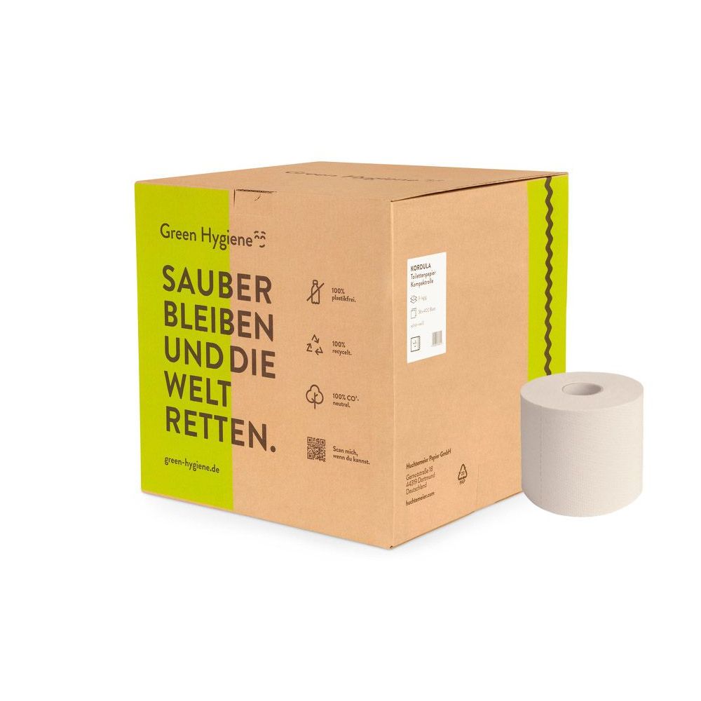 Kordula - Toiletpapier 100% gerecycled 3laags/400 vel