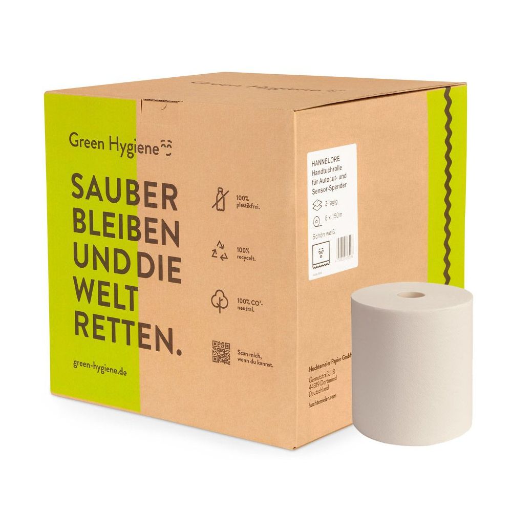 HANNELORE - Handdoekrol 100% gerecycled 2laags