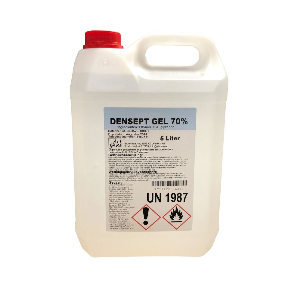 Navul handalcoholgel 70% - 5 liter can