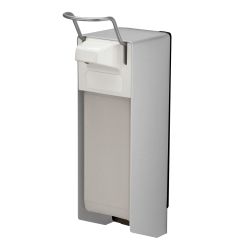 MediQo-line zeepdispenser aluminium 1000ml korte bedieningsbeugel MQ10A