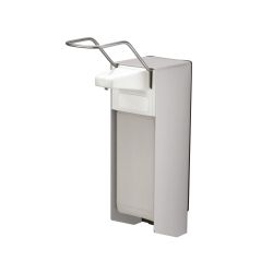 MediQo-line zeepdispenser aluminium 1000ml lange bedieningsbeugel MQL10A