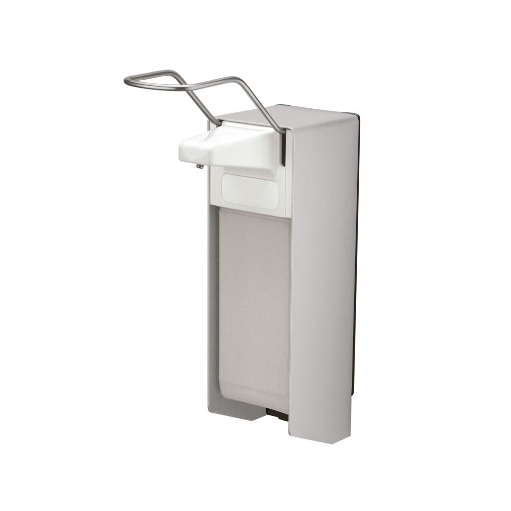 MediQo-line zeepdispenser aluminium 1000ml lange bedieningsbeugel MQL10A