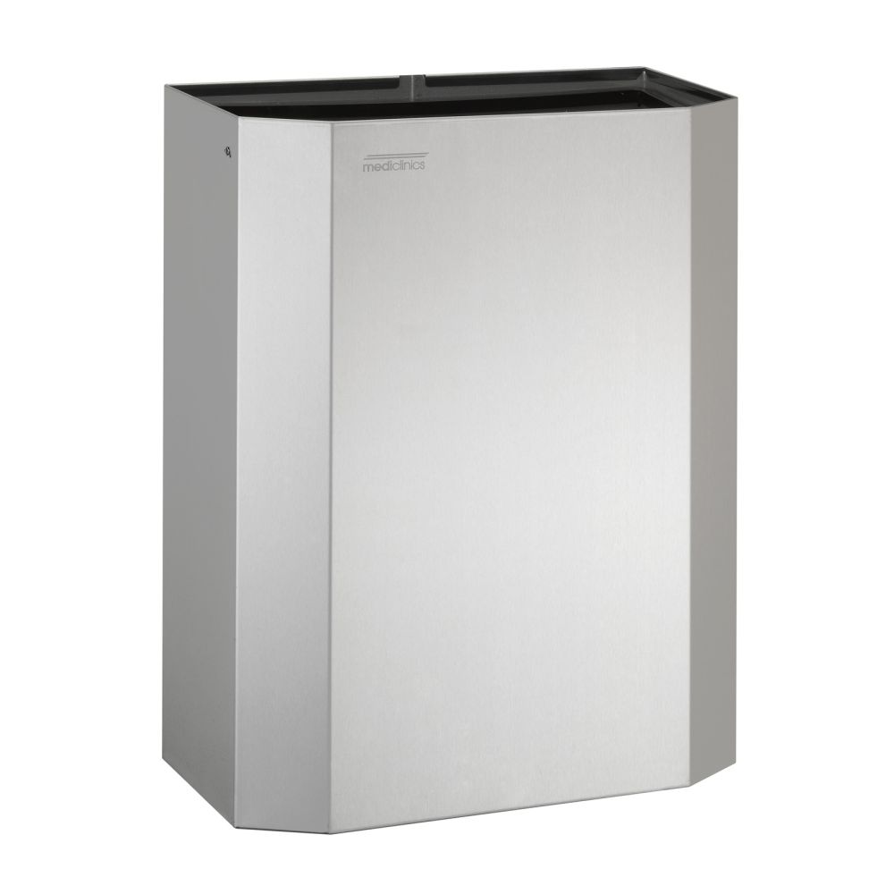 Mediclinics open afvalbak RVS 25l. PPA2279CS