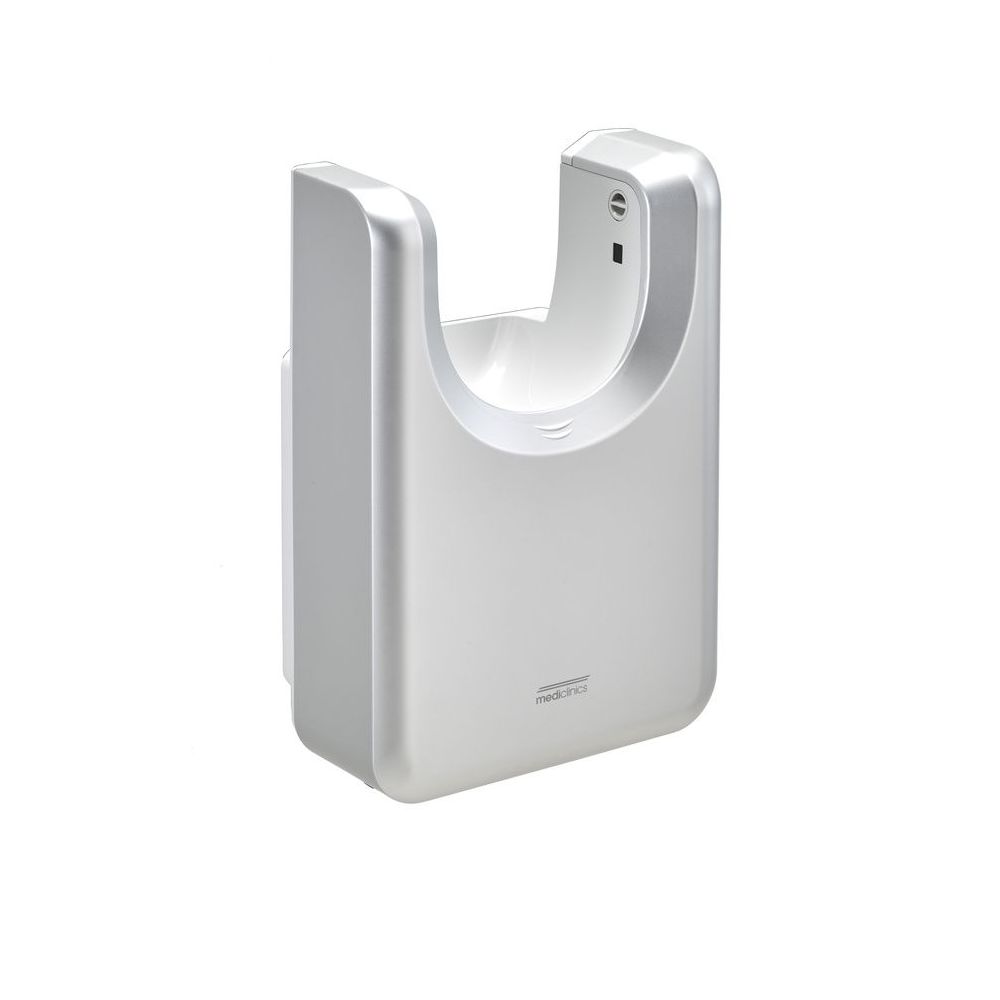 Mediclinics handdroger U-flow automatisch M23ACS - zilvergrijs