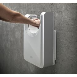 Mediclinics handdroger U-flow automatisch M23ACS - zilvergrijs