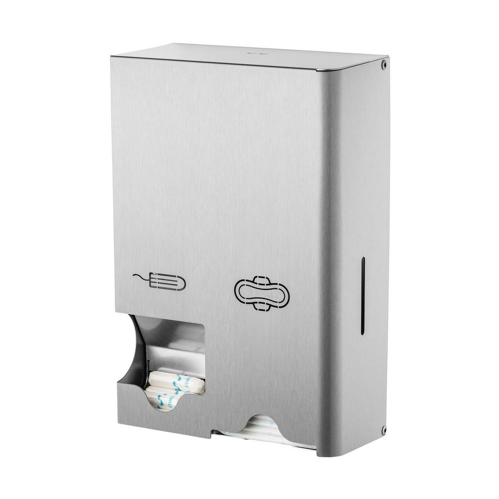 MediQo-Line dispenser klein voor maandverband en tampons - RVS FPP
