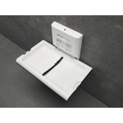 Mediclinics babyverschoontafel horizontaal CP0016HCSB - zwart