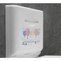 Mediclinics babyverschoontafel horizontaal CP0016H - wit