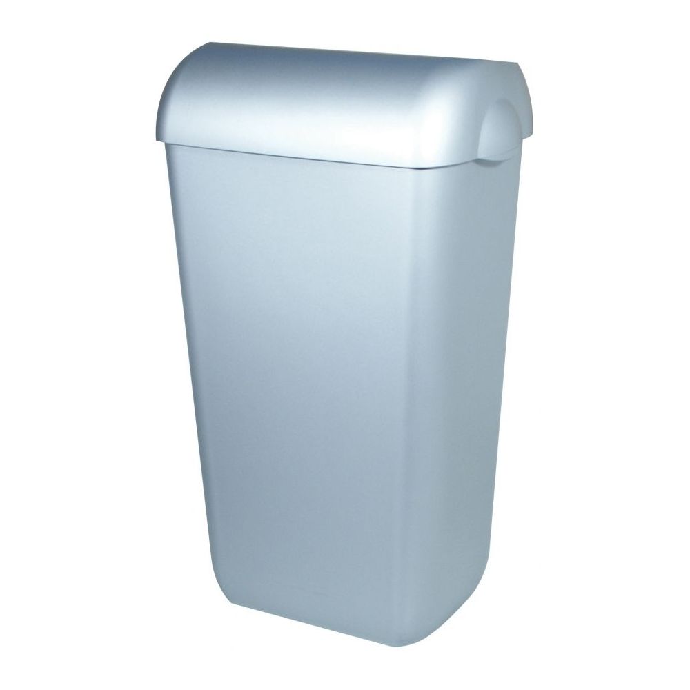 PlastiQline afvalbak 43l PQA43M - RVS-look