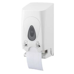 PlastiQline MSD 2-rols toiletrolhouder PQDUO - wit