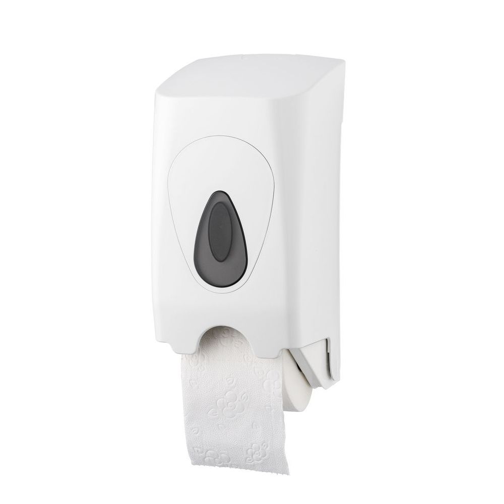 PlastiQline 2-rols toiletrolhouder (standaard) PQDuoPlus - wit