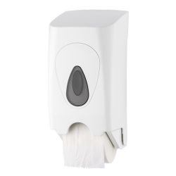 PlastiQline 2-rols houder voor kokerloze rollen PQCDuo - wit