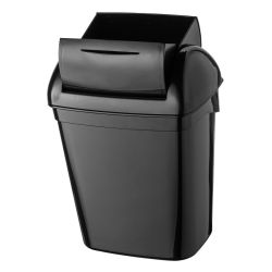 PlastiQline Exclusive hygiënebak 8 liter kunststof zwart PQXH8