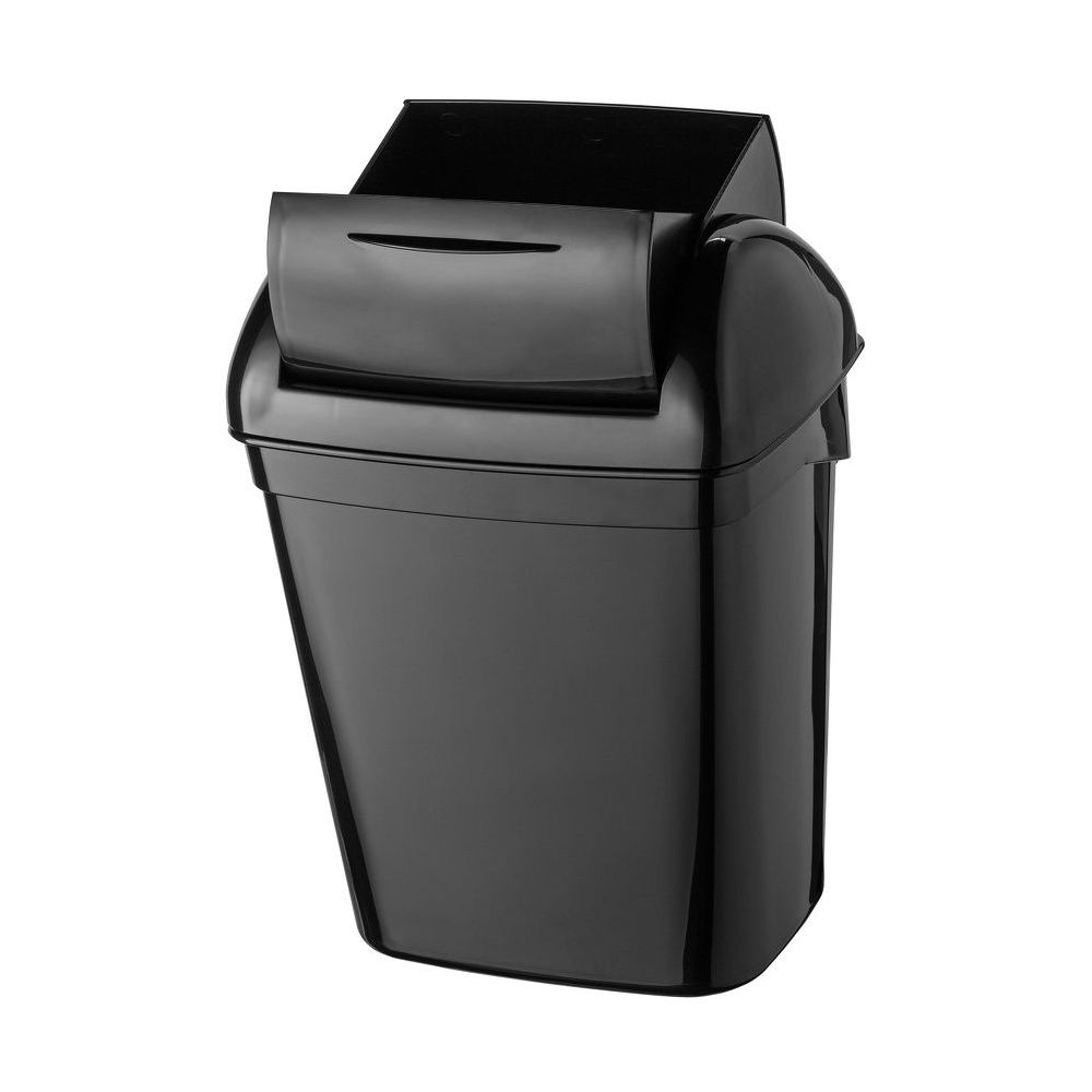 PlastiQline Exclusive hygiënebak 8 liter kunststof zwart PQXH8
