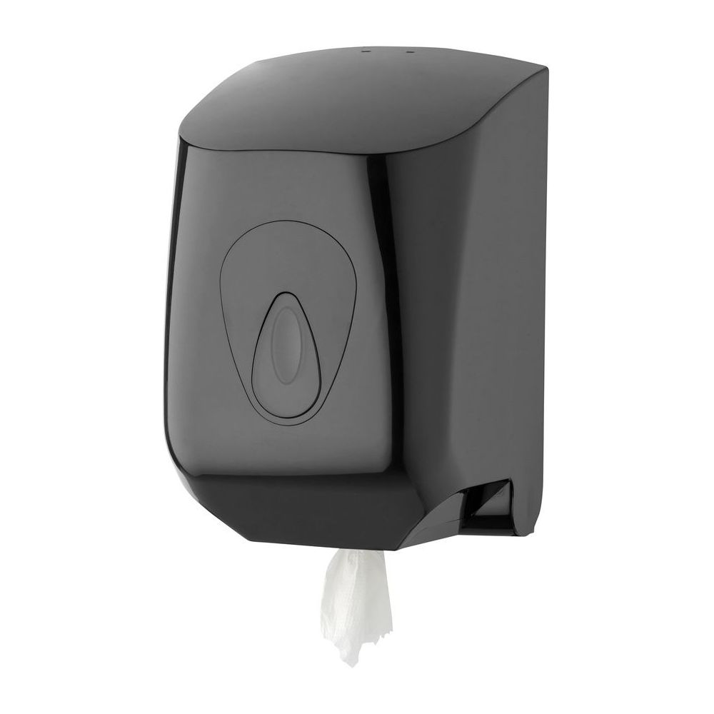 PlastiQline midi poetsroldispenser PQMidiCB - zwart