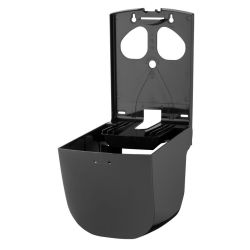 PlastiQline midi poetsroldispenser PQMidiCB - zwart