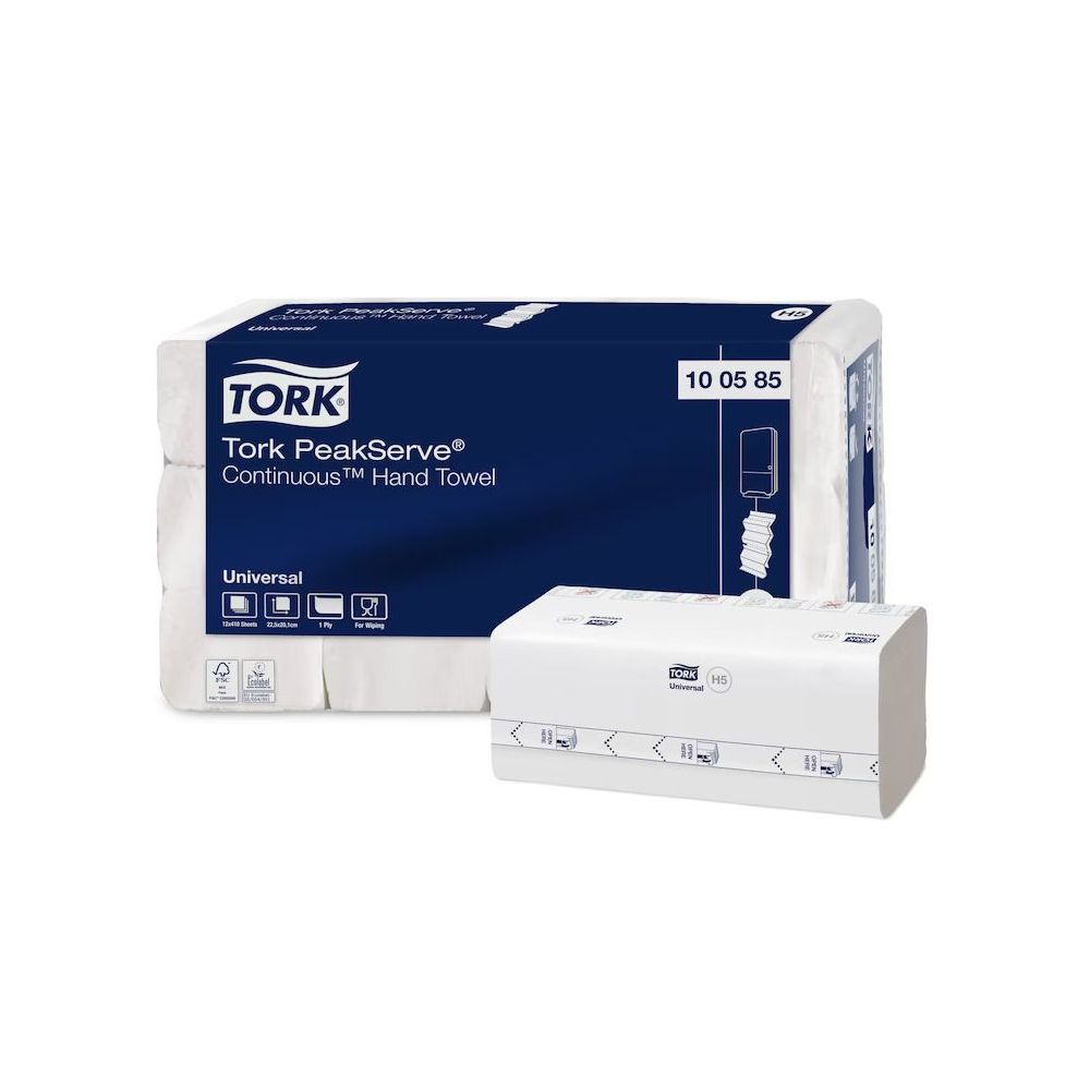 Tork PeakServe Continu gevouwen handdoekjes 1 laags